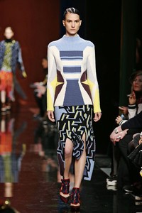 Peter Pilotto, Fall/Winter 2014. London Fashion Week 2014. [Photo by Miles Willis/Getty Images]