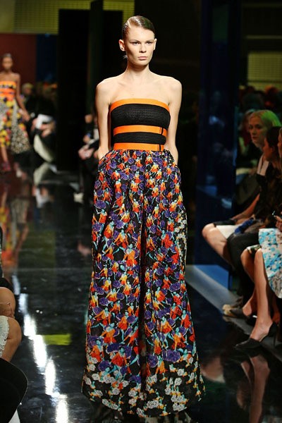 Peter Pilotto, Fall/Winter 2014. London Fashion Week 2014. [Photo by Miles Willis/Getty Images]