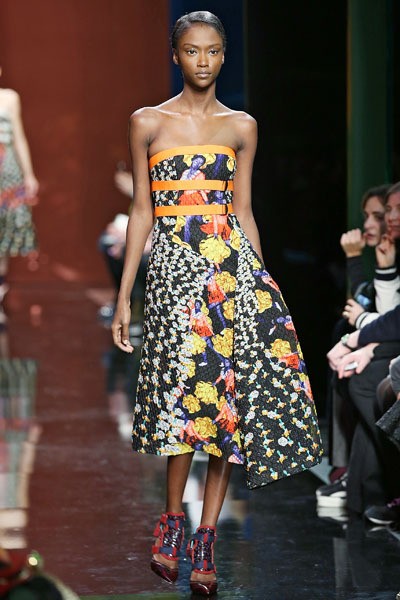 Peter Pilotto, Fall/Winter 2014. London Fashion Week 2014. [Photo by Miles Willis/Getty Images]