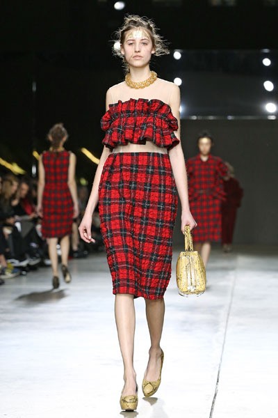 Simone Rocha, Fall/Winter 2014. London Fashion Week 2014. [Photo by Miles Willis/Getty Images]