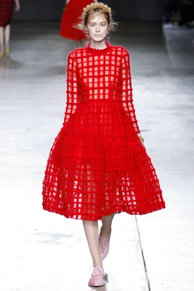 Simone Rocha, Fall/Winter 2014. London Fashion Week 2014. [Photo by Miles Willis/Getty Images]