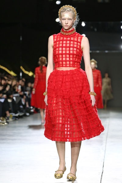 Simone Rocha, Fall/Winter 2014. London Fashion Week 2014. [Photo by Miles Willis/Getty Images]