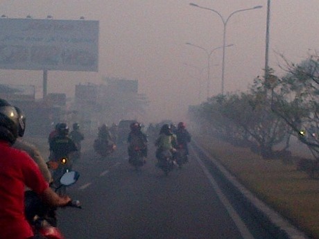 Kabut Asap di Medan Mulai Menipis