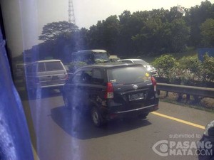 7 Kendaraan Tabrakan Beruntun di Tol Jagorawi Arah Jakarta, Macet Hingga 5 Km