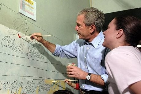 George W. Bush Mengaku Ada Rembrandt Dalam Dirinya