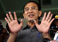 Suryadharma Ali mengatakan bahwa tujuannya datang ke KPK untuk melakukan koordinasi. Lamhot Aritonang/detikFoto.