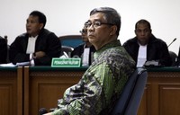 Dalam dakwaan yang dibacakan jaksa KPK Luki Dwi Nugroho di Pengadilan Tipikor, Akil diketahui telah menerima uang Rp 125 untuk memenangkan lima Pilkada di Papua. Lamhot Aritonang/detikFoto.