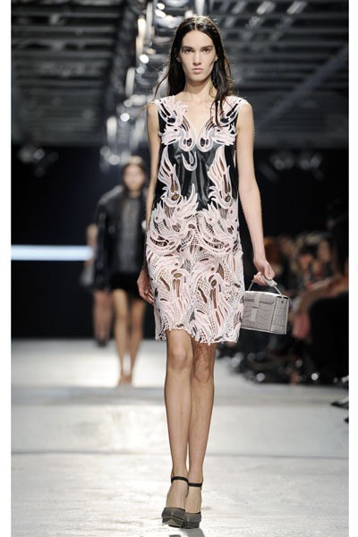 Christopher Kane, Fall/Winter 2014. London Fashion Week 2014. [Photo by Stuart C. Wilson/Getty Images]