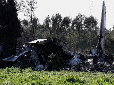 Pesawat Militer Libya Jatuh