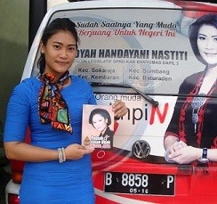 Ini Dyah, Mahasiswi Kedokteran Unsoed yang Nyaleg