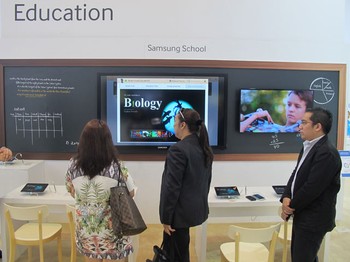 Inilah sekolah pintar yang digambarkan Samsung.