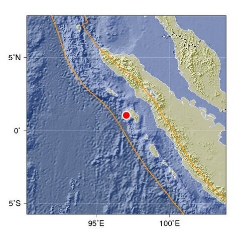 Dini Hari, Nias Diguncang Gempa 4,9 SR