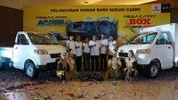 Mega Carry Power Steering AC dibanderol Rp 108.900.000 dan Mega Carry Xtra Power Steering AC mencapai Rp 111.100.000 dan Mega Carry Box 119.000.000.