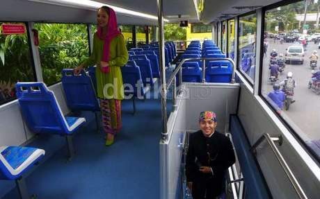 Diluncurkan, Bus Tingkat Wisata DKI Masih Sepi Penumpang