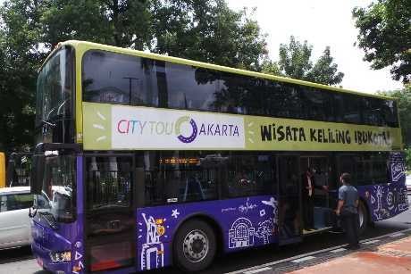 Bus Tingkat Pariwisata City Tour Jakarta Akan Dievaluasi Setelah 3 Bulan