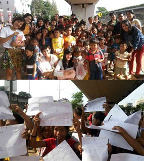 Fans Indonesia Rayakan Ultah Park Shin Hye Bersama Anak Jalanan