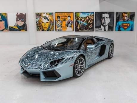 Lamborghini Aventador Dicorat-coret Harganya Rp 9,1 Miliar