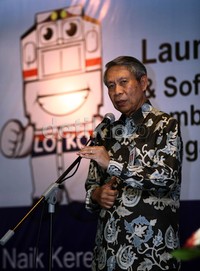 Direktur BCA Suwignyo Budiman memberikan sambutan.