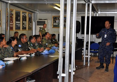 Prajurit TNI Ikuti Pelatihan Informasi Publik di Haiti