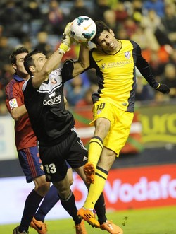     Atletico Madrid tidak mampu mencetak gol hingga wasit meniup peluit tanda berakhirnya pertandingan . AFP PHOTO/Rafa Rivas.