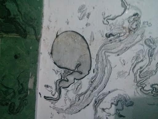 Lukisan Misterius di Rumah Cawang Berbentuk Janin Bayi