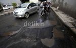 Jalan Berlubang di Underpass Pedati