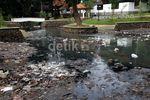 Kolam Taman Langsat Dipenuhi Sampah