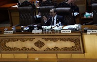 Rapat dipimpin Wakil Ketua DPR Priyo Budi Santoso.
