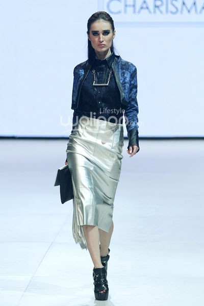 Ali Charisma Lush Haze. BNI Iniverse Bonding. Indonesia Fashion Week 2014 at Jakarta Convention Center. Senayan. Jakarta. [Foto: Mohammad Abduh/Wolipop]