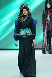 Rya Baraba Asmarani. Fashion Parade Purity Transcendence. Indonesia Fashion Week 2014 at Jakarta Convention Center. Senayan. Jakarta. [Foto: Mohammad Abduh/Wolipop]