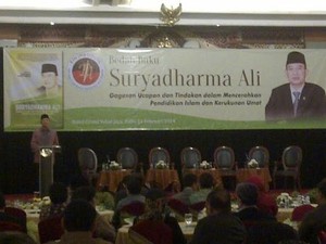 Rekam Jejak Pemikiran Suryadharma Ali dalam Sebuah Buku