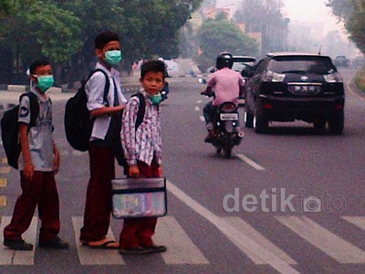 Pekanbaru Dikepung Asap
