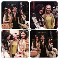 Syahrini bersama Dubes RI untuk Perancis, Rezlan Ishar Jenie dan istri. (Instagram)