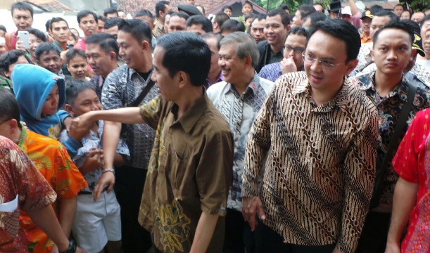 Ekspresi Jokowi-Ahok Saat Blusukan Bareng Pertama Kali di Petogogan