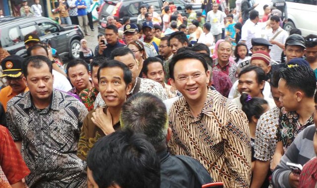 Ekspresi Jokowi-Ahok Saat Blusukan Bareng Pertama Kali di Petogogan