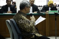 Akil menuding KPK melakukan penyimpangan terkait penyitaan barang berharga miliknya. Lamhot Aritonang/detikFoto.