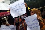 Calon Penghuni Rusunami Kemanggisan Demo DPR