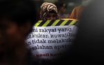 Calon Penghuni Rusunami Kemanggisan Demo DPR