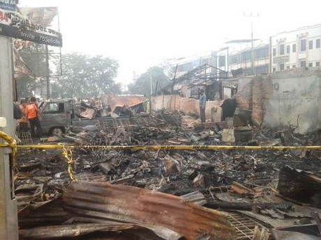 Ini Puing-puing Kebakaran di Pekanbaru yang Menewaskan 7 Orang