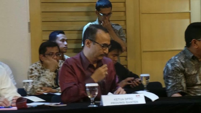 Ketua DPRD Banten Salah Tingkah Saat Disinggung Soal Lobi Pembahasan APBD