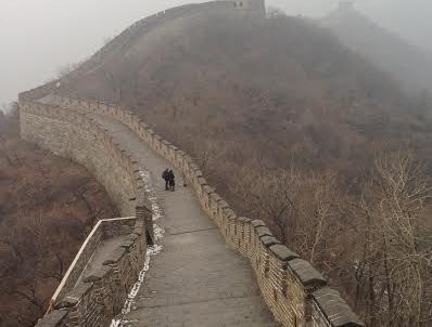 Mulut Berasap di Tembok Besar China
