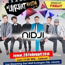 Biarlah Tutup Penampilan Nidji di LIVECHATkustik