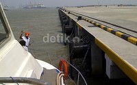 Hingga kini pembangunan Terminal Teluk Lamong sudah mencapai 85 persen.