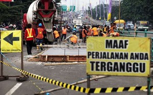 Dinas PU DKI: Jumlah Jalan Berlubang di Jakarta Tinggal 235 Titik