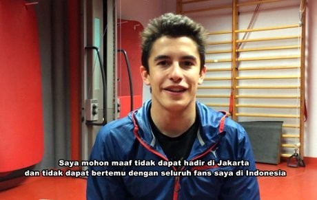 Urung ke Jakarta, Marquez Minta Maaf