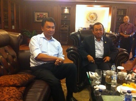 Bertemu di DPR, Priyo Doakan Dino Sukses di Konvensi Capres PD