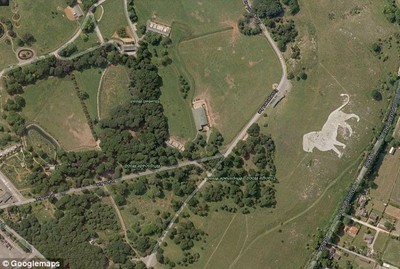 Simbol Unik di Google Earth