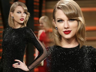 Taylor Swift Nampak Fabulous di Pesta Vanity Fair
