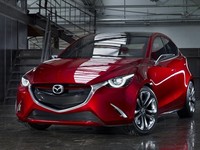 Menggunakan nama Mazda Hazumi, hatchback Mazda2 bakal lebih ideal dengan desain agresif ketimbang kompetitornya. (Istimewa/Mazda).