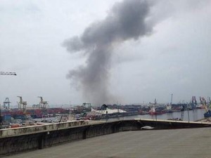 Ini Penampakan Ledakan Dahsyat di Gudang Amunisi Pasukan Katak
